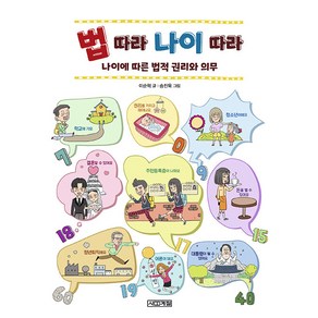 [사계절]법 따라 나이 따라 : 나이에 따른 법적 권리와 의무 - 반갑다 사회야 31, 사계절
