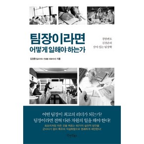 팀장이라면 어떻게 일해야 하는가:경영멘토 김경준의 살아 있는 팀장학