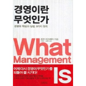 경영이란 무엇인가, 김영사, 조안 마그레타 저/권영설,김홍열 공역