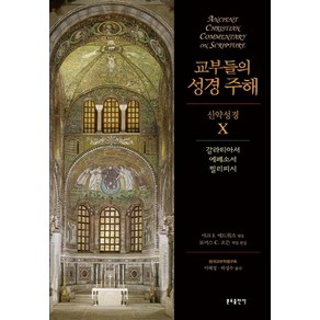 [분도출판사]교부들의 성경 주해 신약성경 10 - 갈라티아서 에페소서 필리피서, 분도출판사