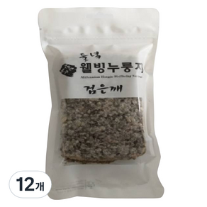 들녘 웰빙 검정깨 누룽지, 80g, 12개