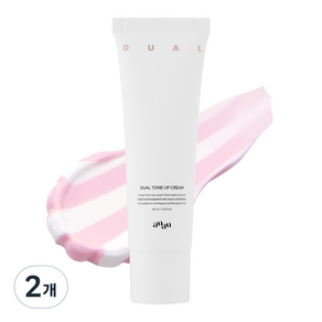 아유아유 듀얼 톤업 크림, 60ml, 2개