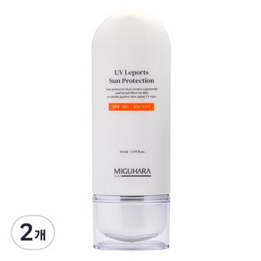 미구하라 UV 레포츠 선 프로텍션 SPF50+ PA++++, 50ml, 2개