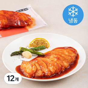 함께하닭 양념치킨 닭가슴살 (냉동), 130g, 12개