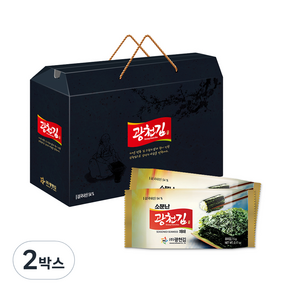 광천김 소문난 도시락김 30봉, 150g, 2세트