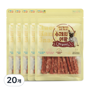 수제의여왕 강아지 간식, 연어슬라이스, 70g, 20개