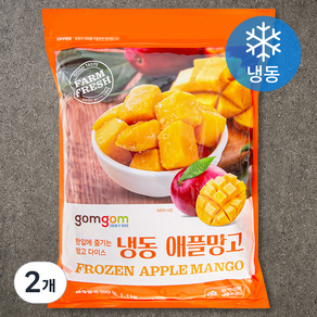 곰곰 냉동 애플망고, 1kg, 2개