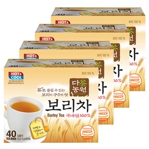 다농원 보리차 40p, 1.5g, 40개입, 4개