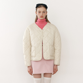 로라로라 여성용 QUILTING SHORT JACKET