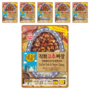 오즈키친 오뚜기 직화고추짜장, 6개, 180g