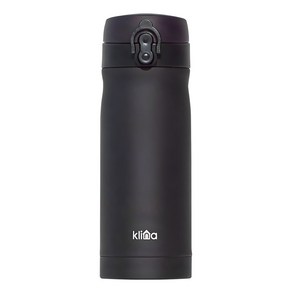 클리나 원터치 보온보냉 텀블러, 블랙, 350ml, 1개