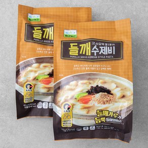 칠갑농산 들깨 수제비 2인분, 435g, 2봉