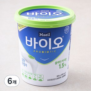 매일 바이오 플레인 저지방, 900g, 6개