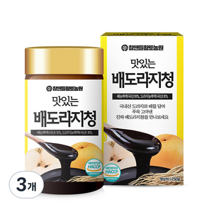 참앤들황토농원 맛있는 배도라지청, 250g, 1개입, 3개