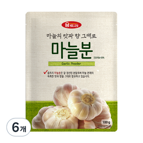 움트리 마늘분, 100g, 6개