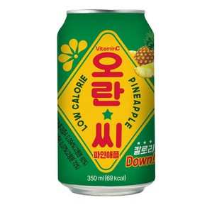 동아오츠카 오란씨 파인애플 캔, 350ml, 24개