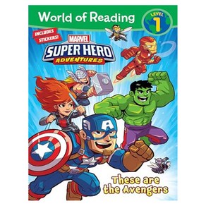 Wold of Reading Level 1 : Mavel Supe Heo Adeventues : These ae the Avenges, Mavel Pess