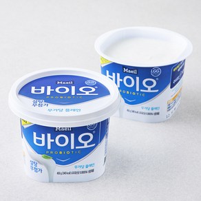 매일바이오 무가당 플레인, 450g, 2개