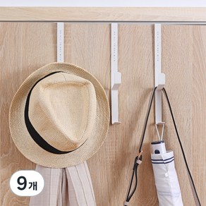 하우스팁 도어 걸이 후크, 화이트, 9개