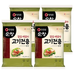 청정원 순창 깔끔 매콤한 고기전용 쌈장, 450g, 4개