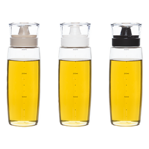 시노글라스 뉴라운드 오일병 블랙 300ml + 크림화이트 300ml + 베이지 300ml 세트, 3개