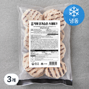 대림선 직화 닭가슴살 스테이크 (냉동), 960g, 3개