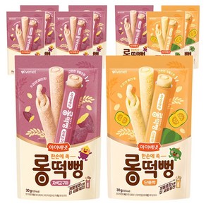 아이배냇 유아용 롱떡뻥 자색고구마 30g 6p + 단호박 30g 3p, 1세트