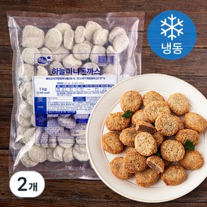 하늘푸드 하늘미니 돈까스 (냉동), 1kg, 2개