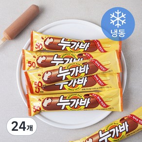 해태아이스크림 누가바 (냉동), 70ml, 24개