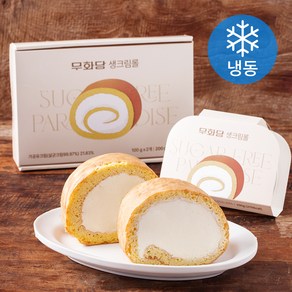 무화당 생크림롤 (냉동), 100g, 2개