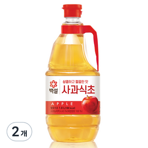 사과식초, 1.8L, 2개