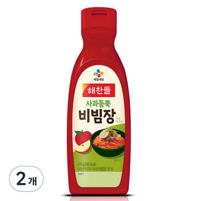 사과듬뿍 비빔장, 470g, 2개