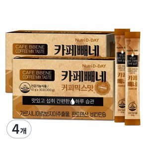 뉴트리디데이 카페빼네 커피믹스맛 30포, 300g, 4개