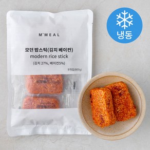 모던밀 모던 밥스틱 김치베이컨 (냉동), 100g, 8개