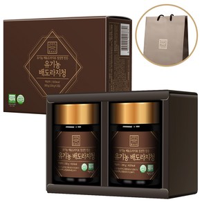 몸애쏙쏙 유기농 배도라지청 + 쇼핑백, 300g, 1세트