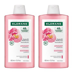 클로란 피오니 민감 두피 샴푸 프림로즈향, 400ml, 2개