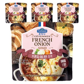 폰타나 프렌치 어니언 전자레인지용 수프, 180g, 4개