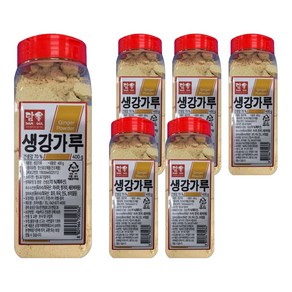 담울 생강가루, 400g, 6개