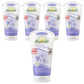 카밀 핸드 앤 네일 크림 화이트머스크, 75ml, 5개
