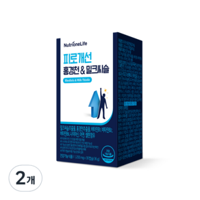 뉴트리원 피로개선 홍경천 밀크씨슬 30p, 30정, 2개