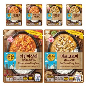 오뚜기 오즈키친 카레 비프코르마 180g 3p +치킨마살라 180g 3p, 1세트