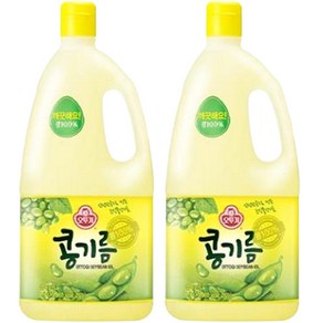 오뚜기 콩기름, 1.8L, 2개