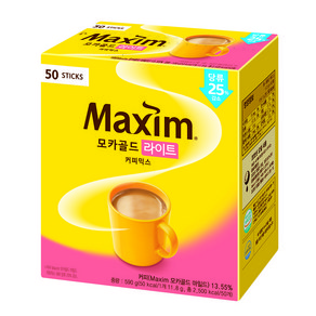 맥심 모카골드 라이트 커피믹스, 11.8g, 50개입, 1개