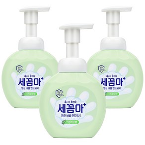 세균아꼼짝마 항균 버블 핸드워시 그린허브향, 250ml, 3개