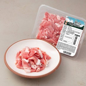 파머스팩 제주 돼지 미박뒷다리 불고기용 (냉장), 1kg, 1개