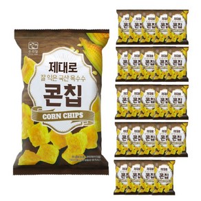 우리밀 제대로 잘 익은 옥수수 콘칩, 60g, 25개