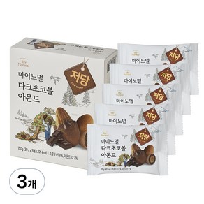 마이노멀 알룰로스 다크 아몬드 초코볼 5p, 150g, 3개