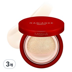 미샤 래디언스 퍼펙트핏 쿠션 15g, 19호 아이보리, 3개