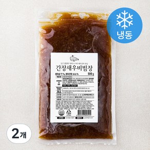 고래미 간장새우비빔장 (냉동), 500g, 2개