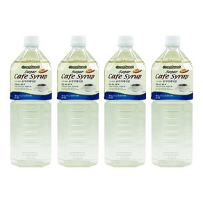 그린스위트 슈가카페시럽, 1.5L, 4개